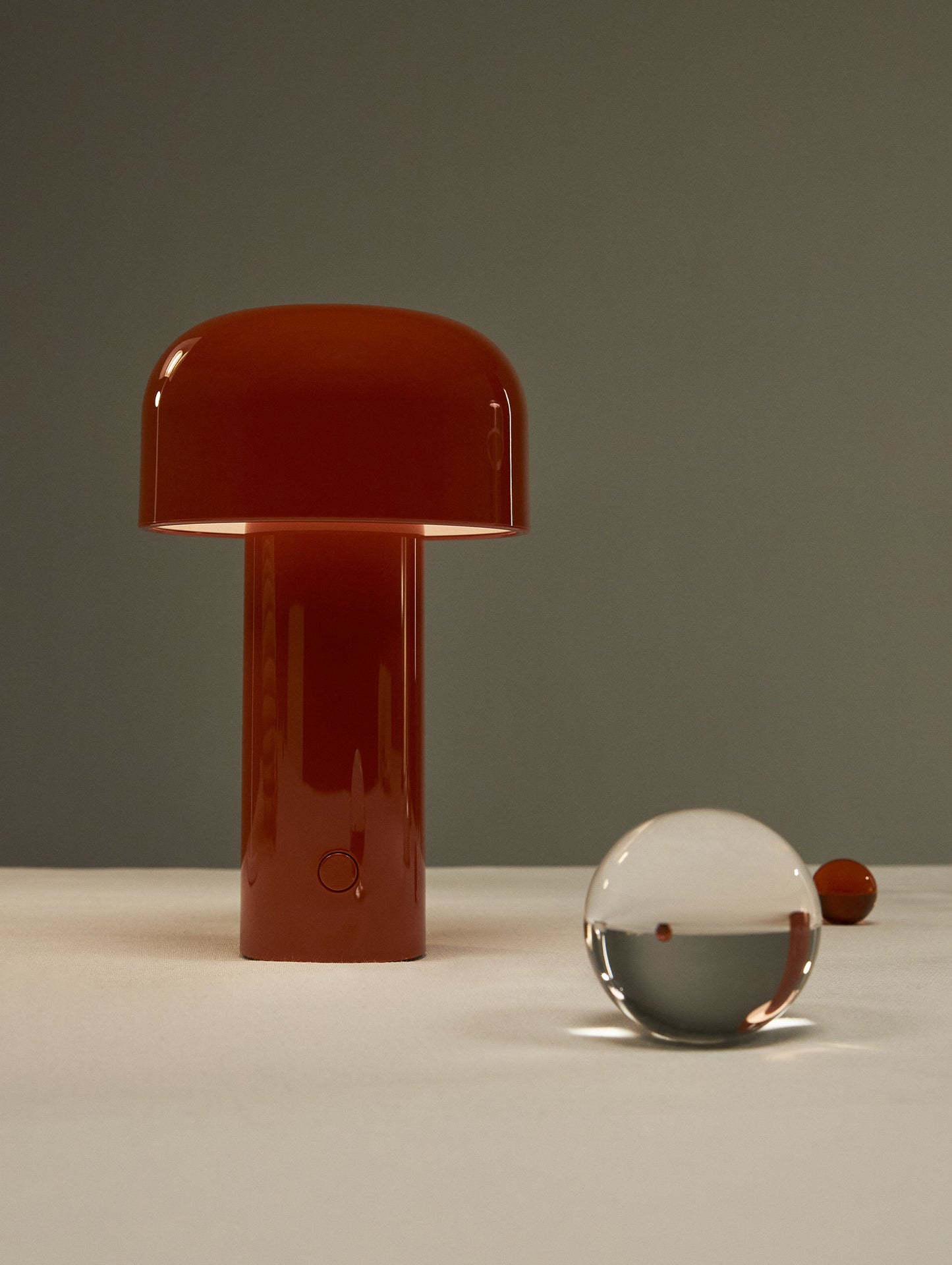 Bellhop Portable Lamp by Flos - Brick Red