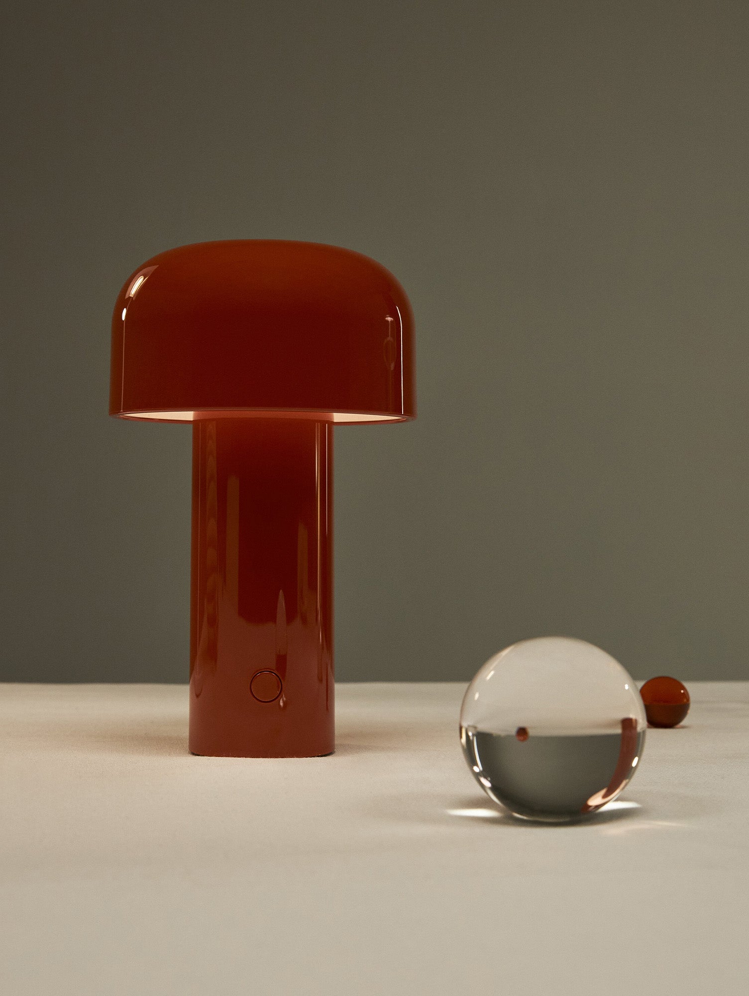 Bellhop Portable Lamp by Flos - Brick Red