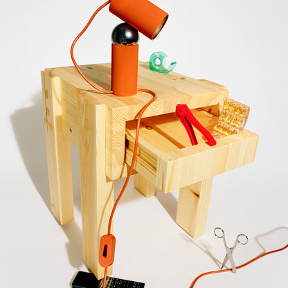 Bilboquet Table Lamp by Flos - Tomato