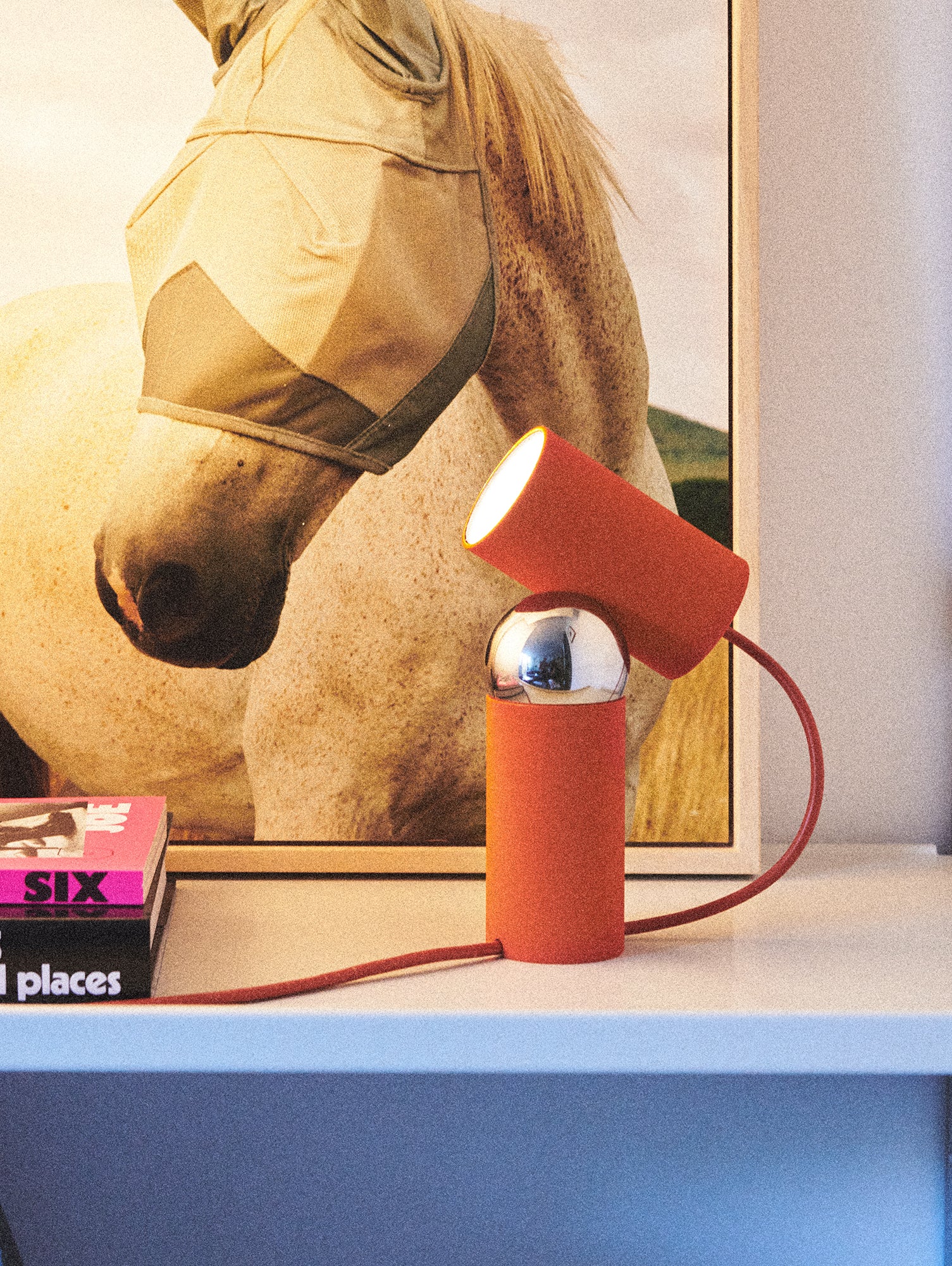 Bilboquet Table Lamp by Flos - Tomato