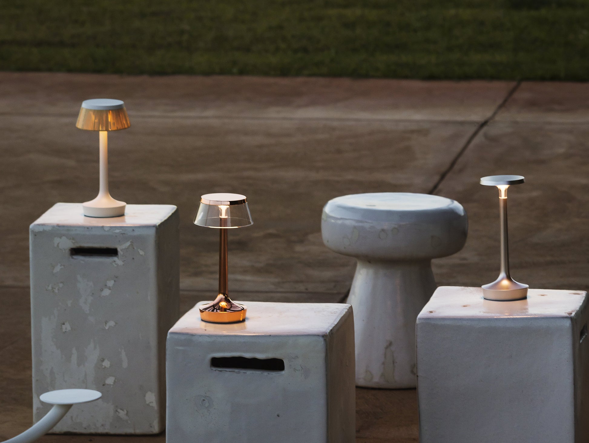 Bon Jour Unplugged Portable Lamp by Flos 