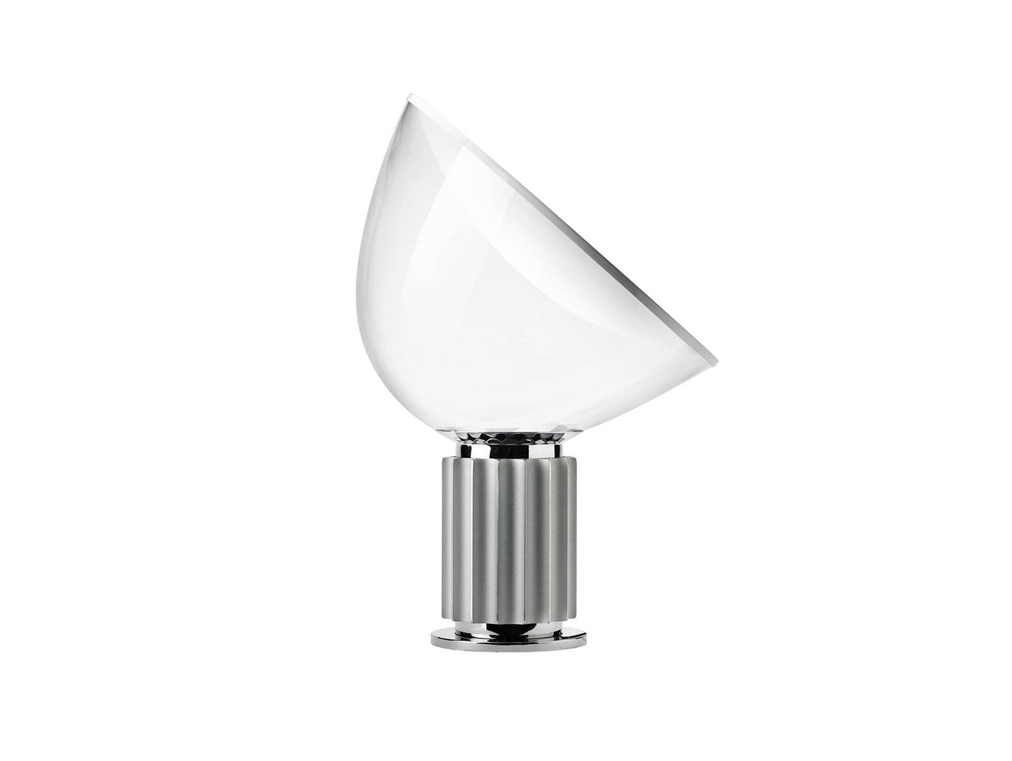 Taccia Table Lamp (PMMA) by Flos - Large / Silver