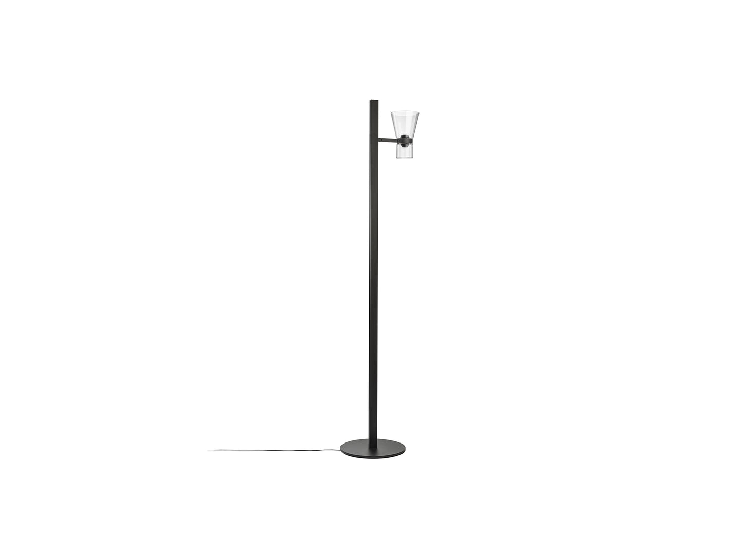 Nocturne Floor 1 Lamp by Flos - Cone / Black
