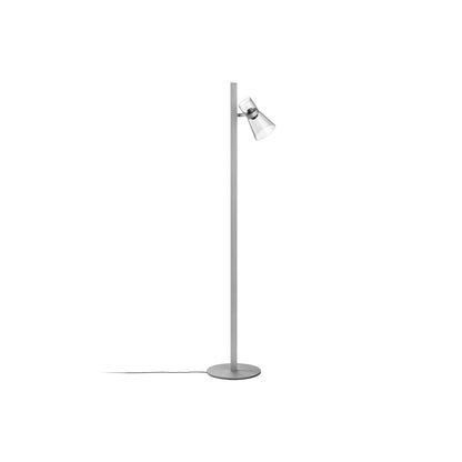 Nocturne Floor 1 Lamp by Flos - Cone / Silver