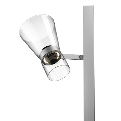 Nocturne Floor 1 Lamp by Flos - Cone / Silver