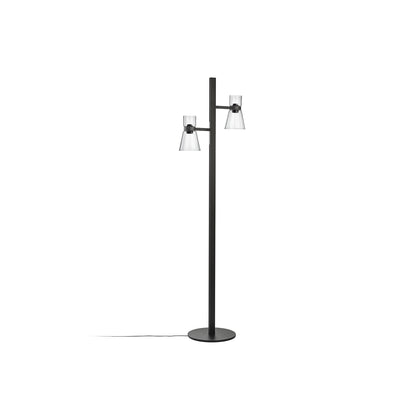 Nocturne Floor 2 Lamp by Flos - Cone / Black