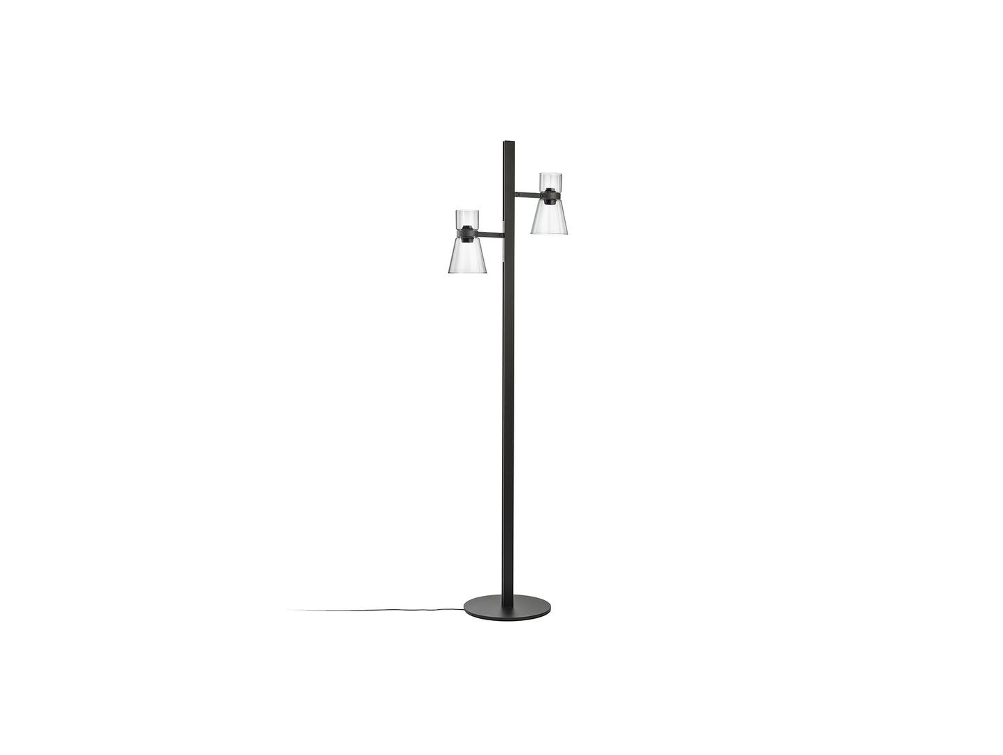 Nocturne Floor 2 Lamp by Flos - Cone / Black