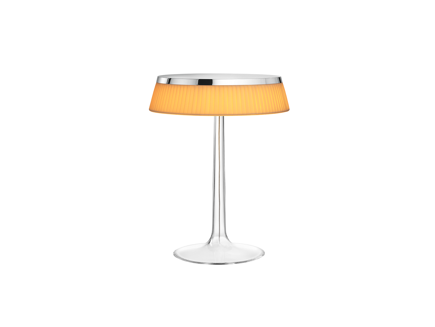 Bon Jour Table Lamp by Flos - Fabric / Chrome