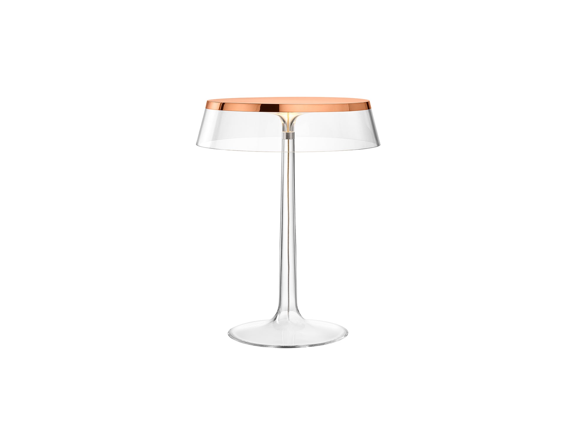 Bon Jour Table Lamp by Flos - Transparent / Copper