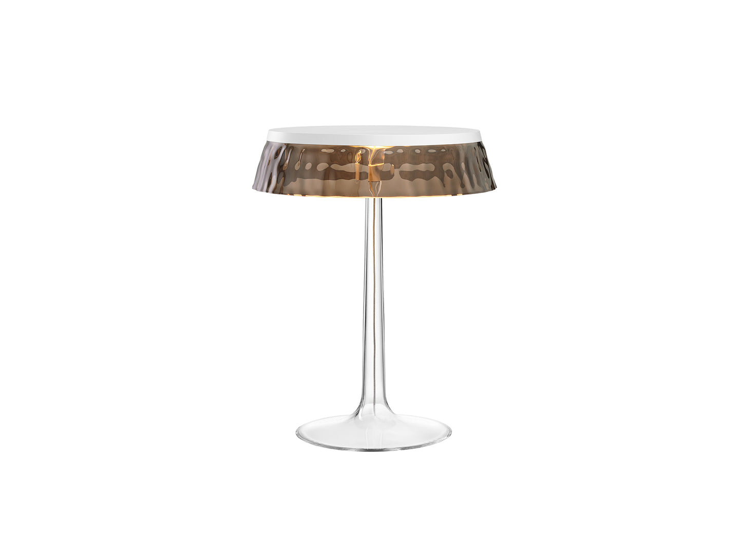 Bon Jour Table Lamp by Flos - Fumée / White