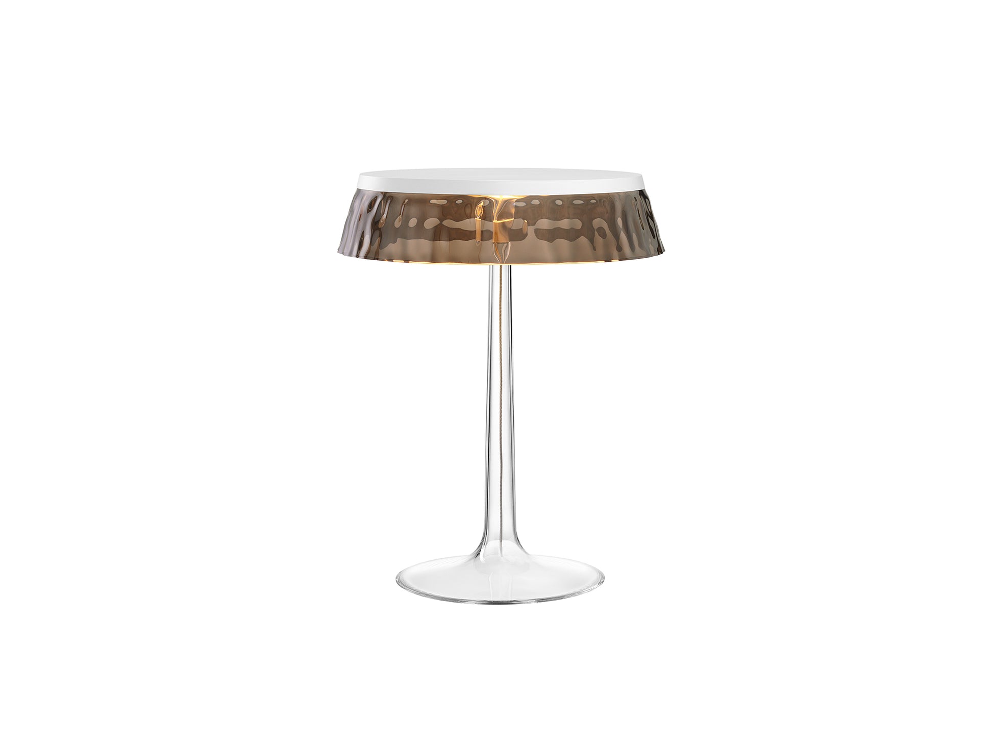 Bon Jour Table Lamp by Flos - Fumée / White