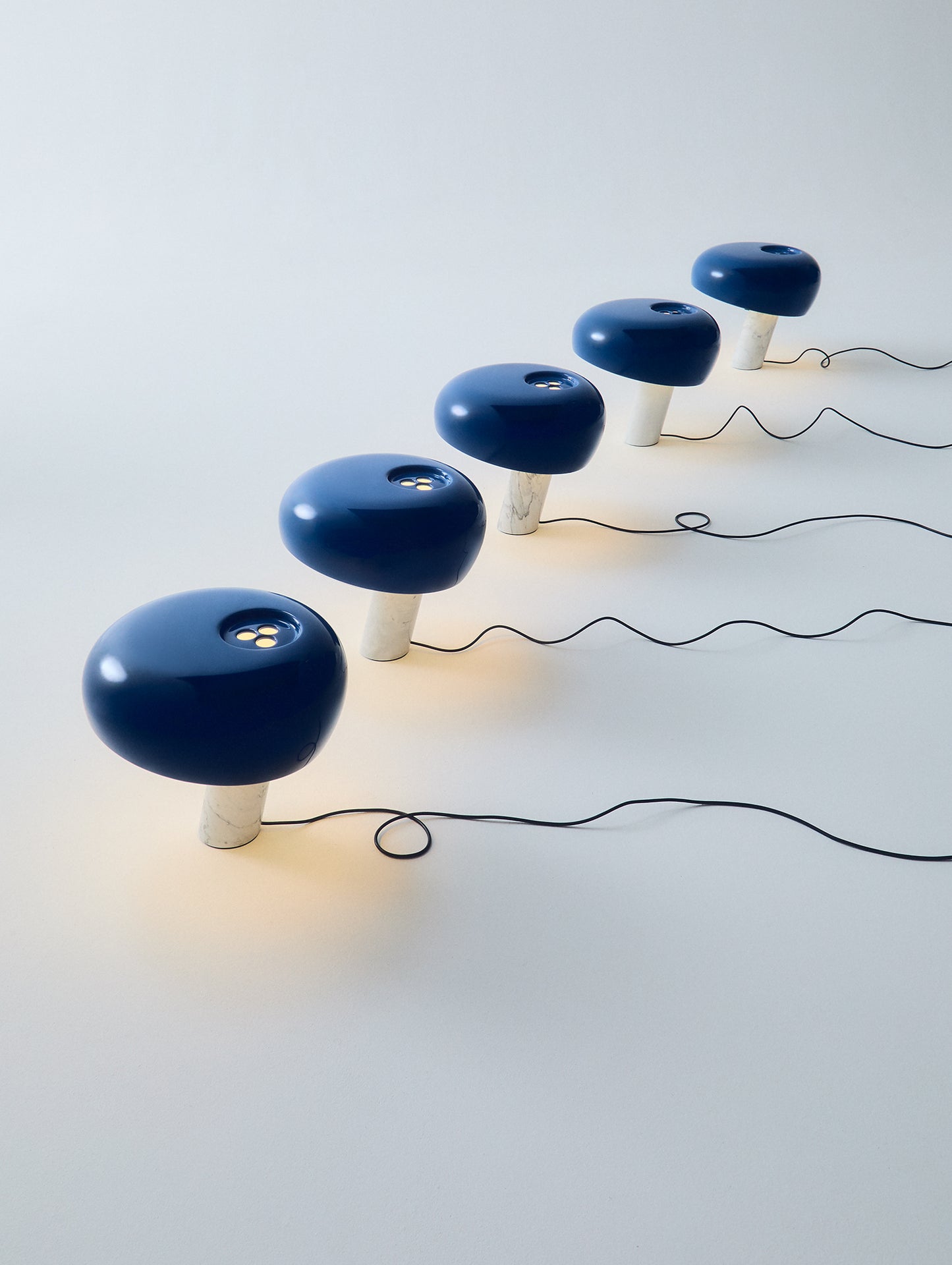 Snoopy Table Lamp by Flos - Navy Blue