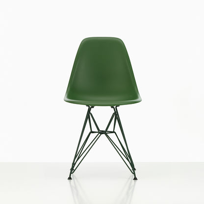 Eames DSR Plastic Side Chair by Vitra - Forest 48 Seat / Dark Green 24 Base