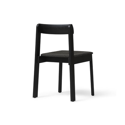 Blueprint Chair Upholstered by Form & Refine - Frame: Black Stained Oak / Seat: Hallingdal 65 376