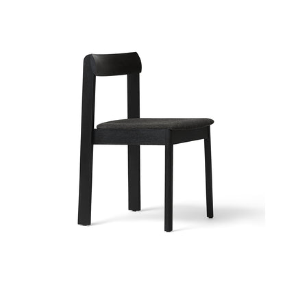 Blueprint Chair Upholstered by Form & Refine - Frame: Black Stained Oak / Seat: Hallingdal 65 376