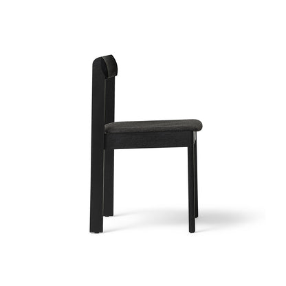 Blueprint Chair Upholstered by Form & Refine - Frame: Black Stained Oak / Seat: Hallingdal 65 376