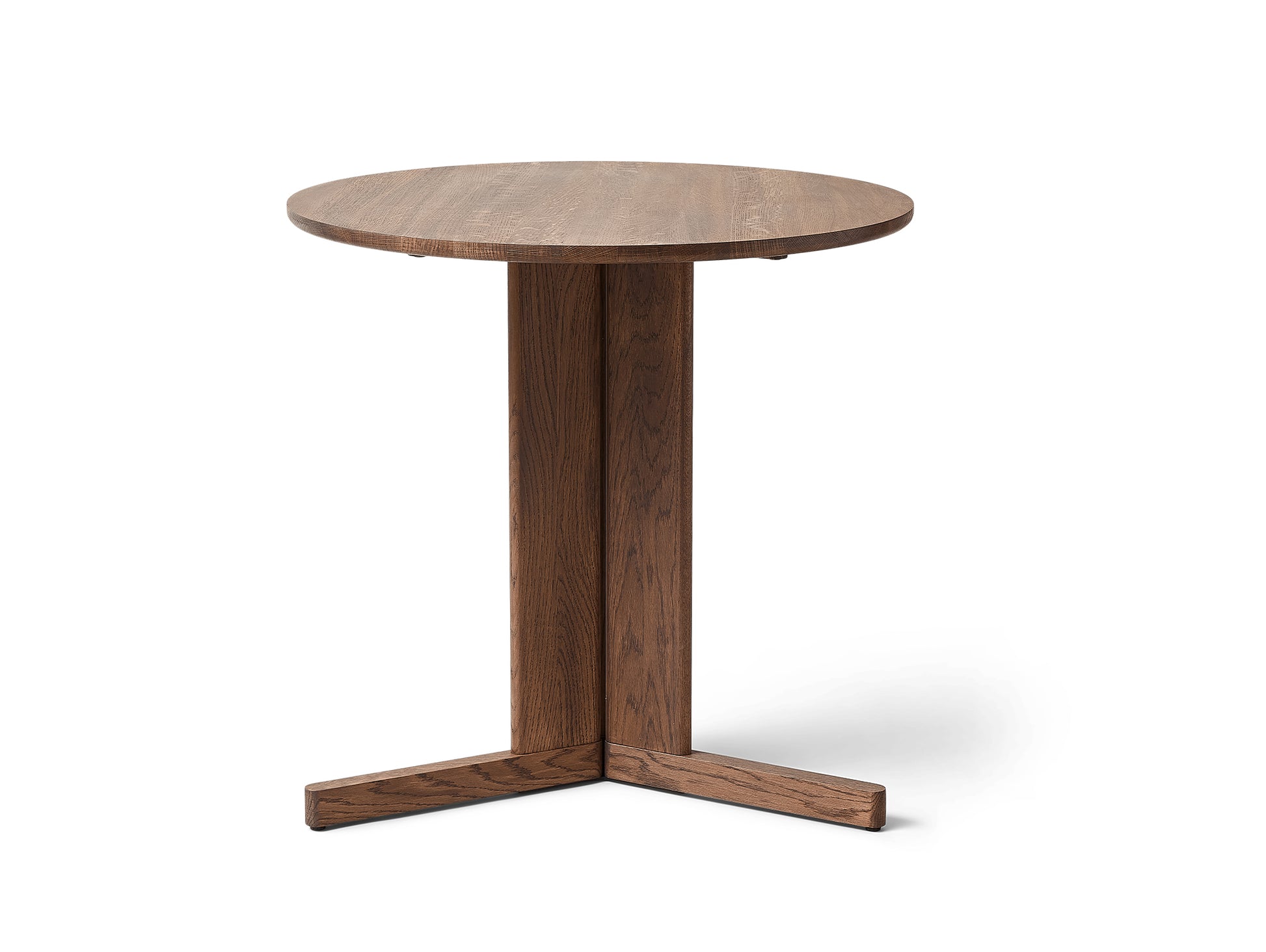 Trefoil Table by Form & Refine - D75 / Smoked Oak