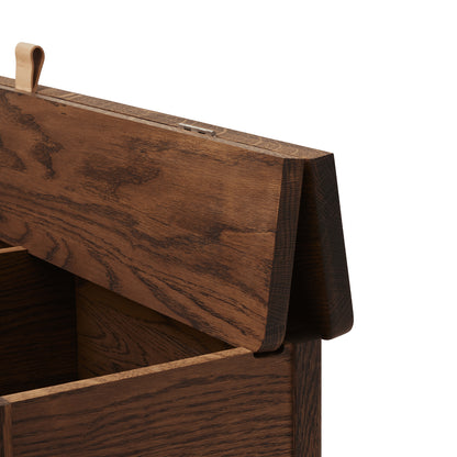 A Line Storage Bench by Form & Refine - Smoked Oiled Oak
