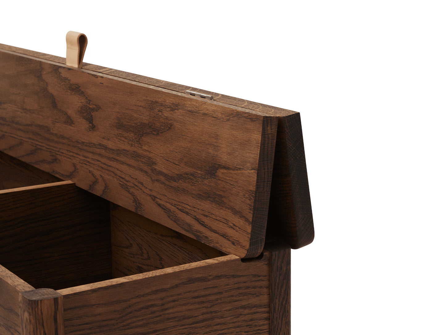 A Line Storage Bench by Form & Refine - Smoked Oiled Oak