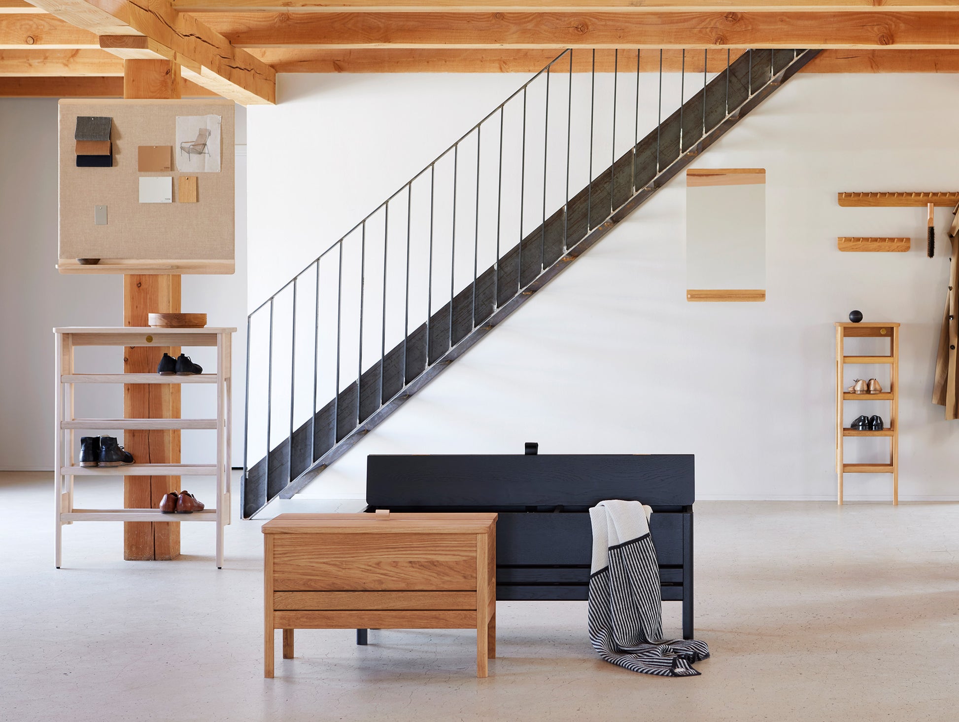 A Line Storage Bench 68 cm by Form & Refine