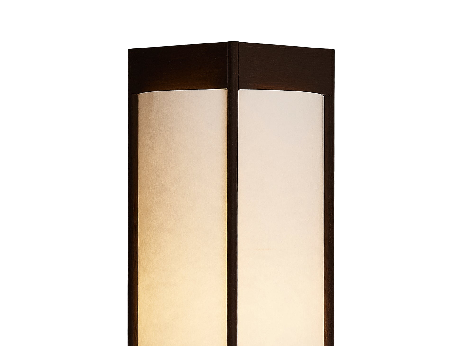 Andon Table Lamp by Form & Refine - Dark Brown Lacquered Ash