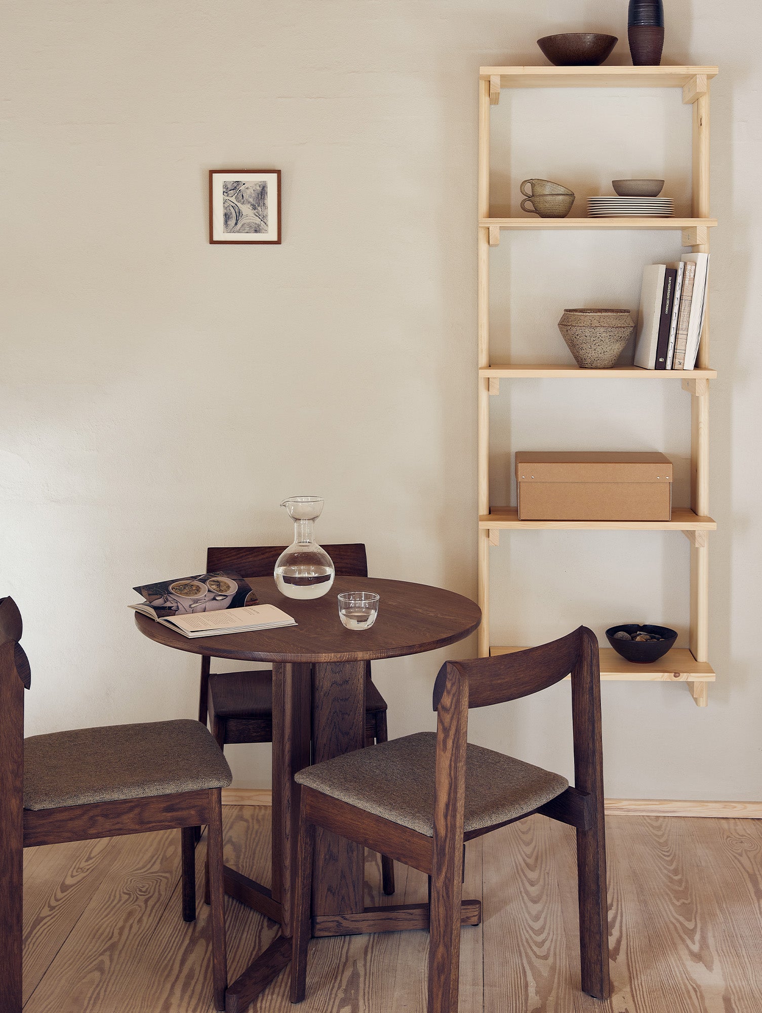 Trefoil Table by Form & Refine - D75 / Smoked Oak