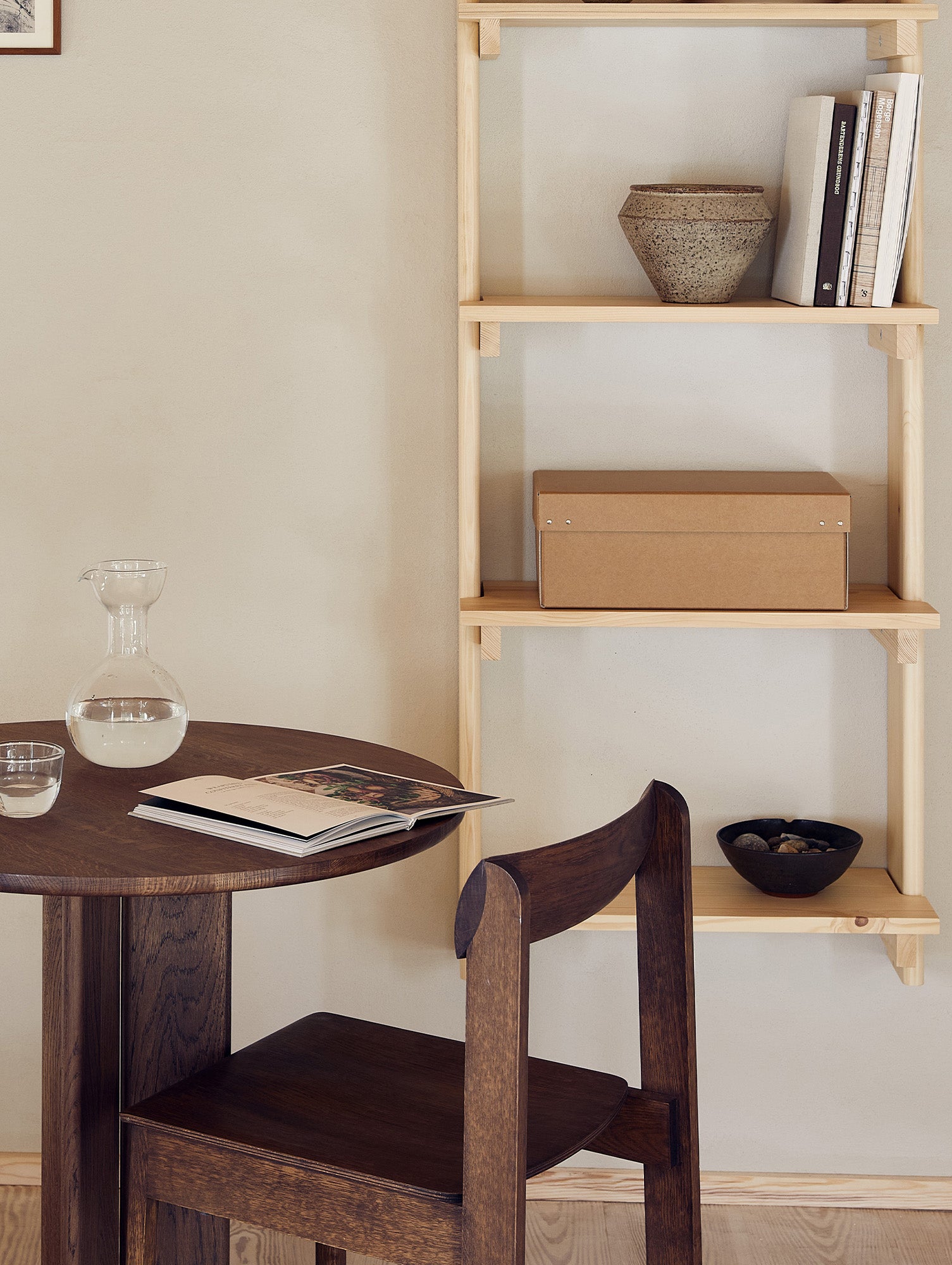 Trefoil Table by Form & Refine - D75 / Smoked Oak