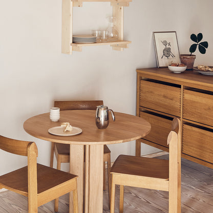 Trefoil Table by Form & Refine - D90 / Oiled Oak