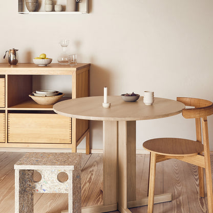 Trefoil Table by Form & Refine - D90 / White Oiled Oak
