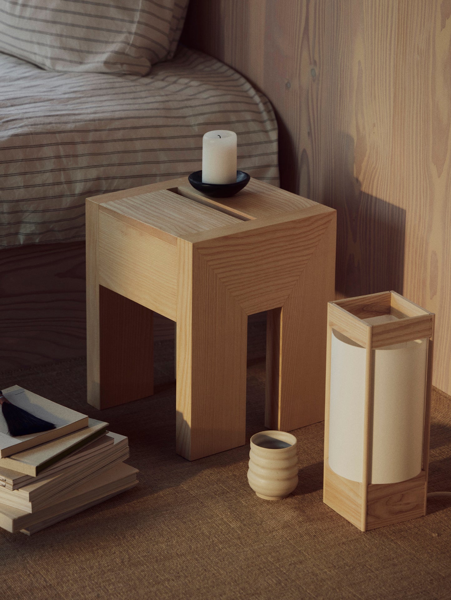 Andon Table Lamp by Form & Refine - Lacquered Ash