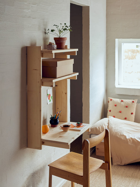 Beam Wall Office Shelf 3 by Form & Refine
