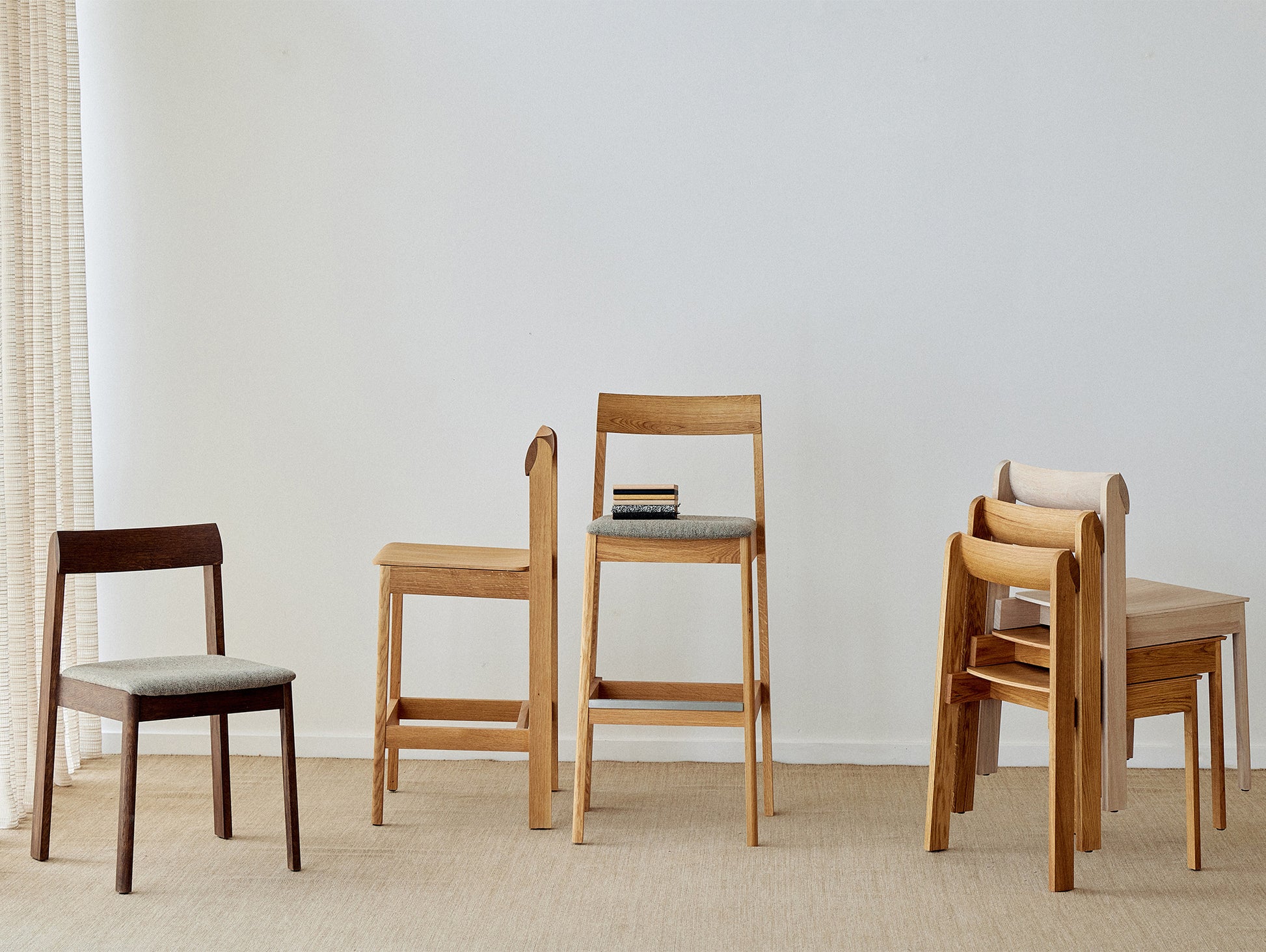 Blueprint Bar Chair 65 Upholstered by Form & Refine