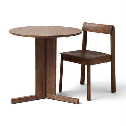 Trefoil Table by Form & Refine - D75 / Smoked Oak