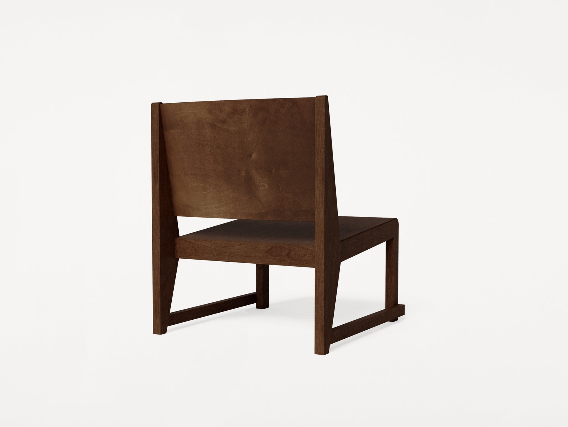 Easy Chair 01 by Frama - Dark Brown Oiled Birch
