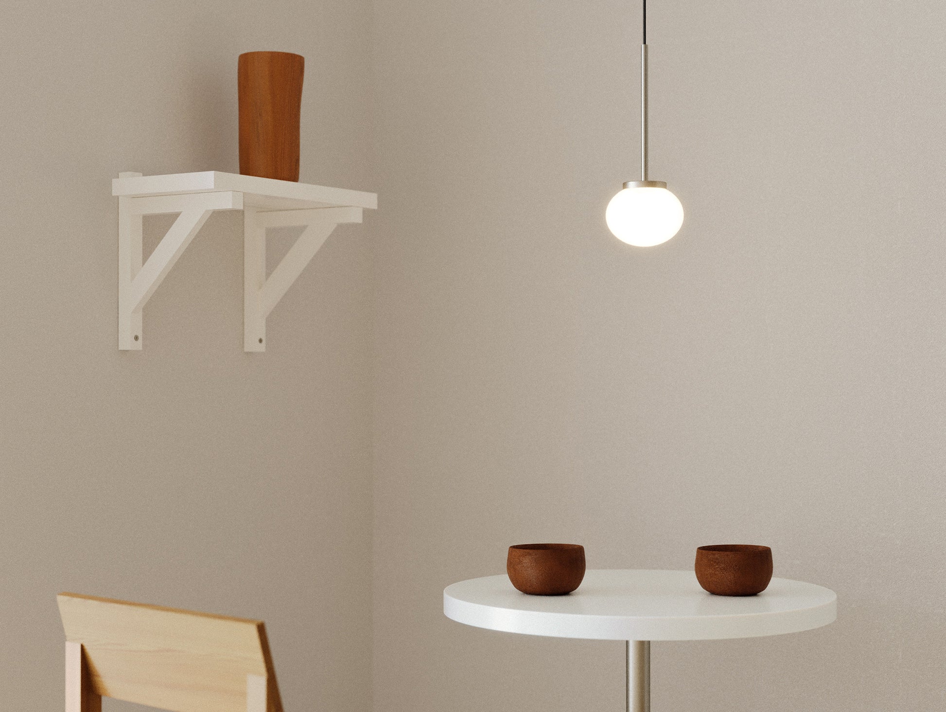 Ovoid Pendant Lamp by Frama - Single