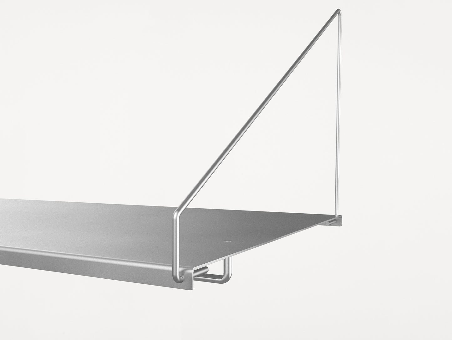 Shelf Library Stainless Steel Individual Components by Frama - D40 W80 Hanger