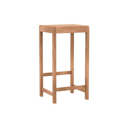 Bar Stool 01 - 76 cm Height - Warm Brown Oiled Birch Wood