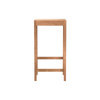 Bar Stool 01 - 76 cm Height - Warm Brown Oiled Birch Wood