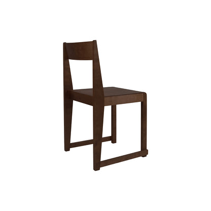 Chair 01 by Frama - Dark Brown Oiled Birch