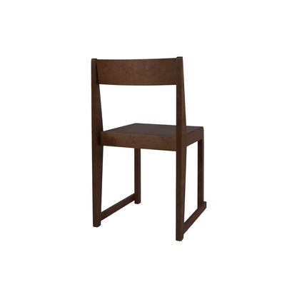 Chair 01 by Frama - Dark Brown Oiled Birch