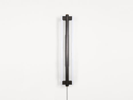 Eiffel Wall Lamp Double by Frama - Black Powder Coated Steel / Height 1000 mm