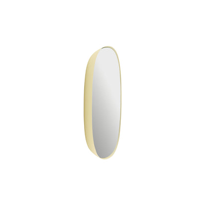 Framed Mirror by Muuto - 40x40 / Light Yellow with Clear Glass