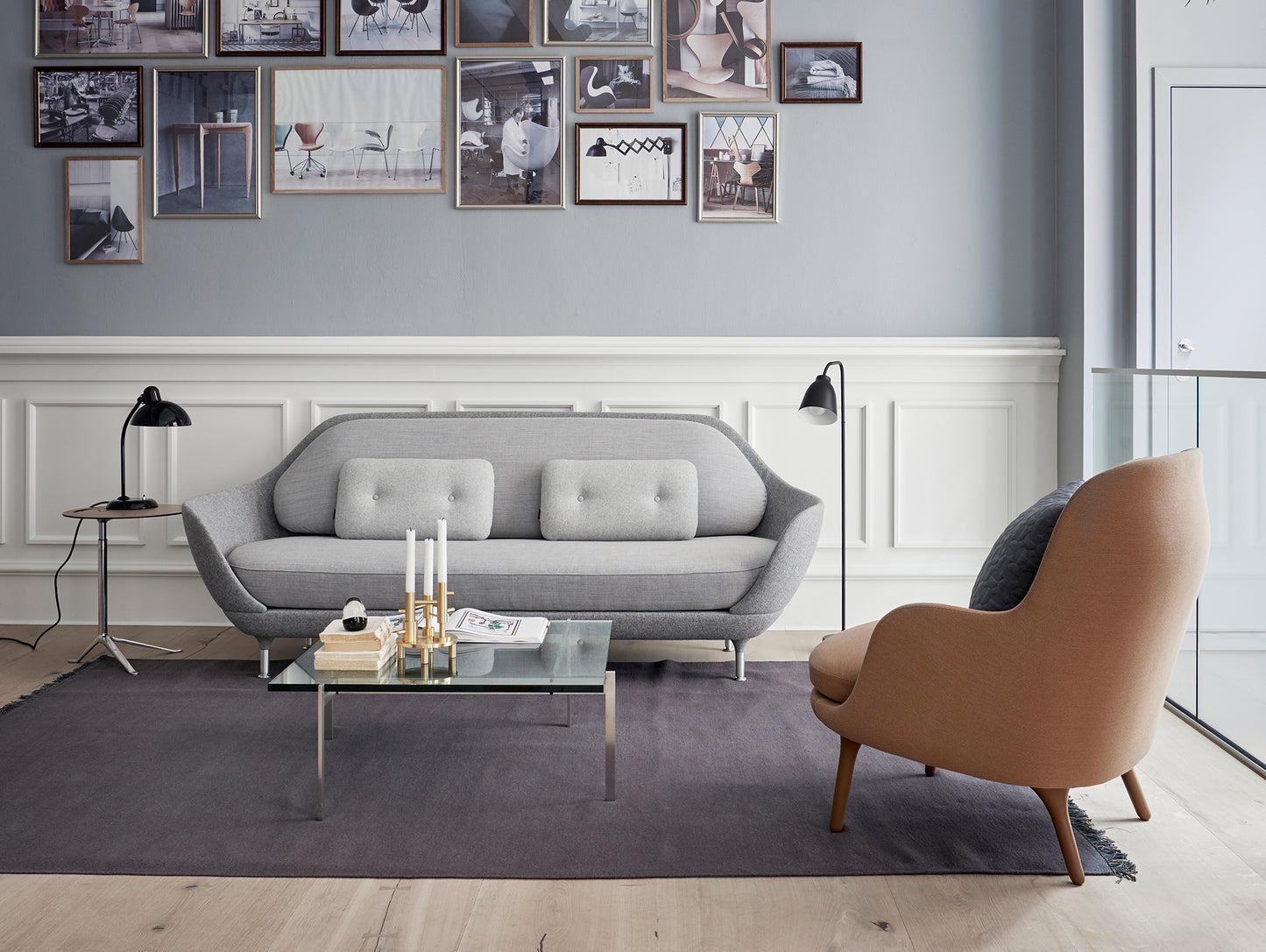 PK61 Coffee Table by Fritz Hansen  - Glass