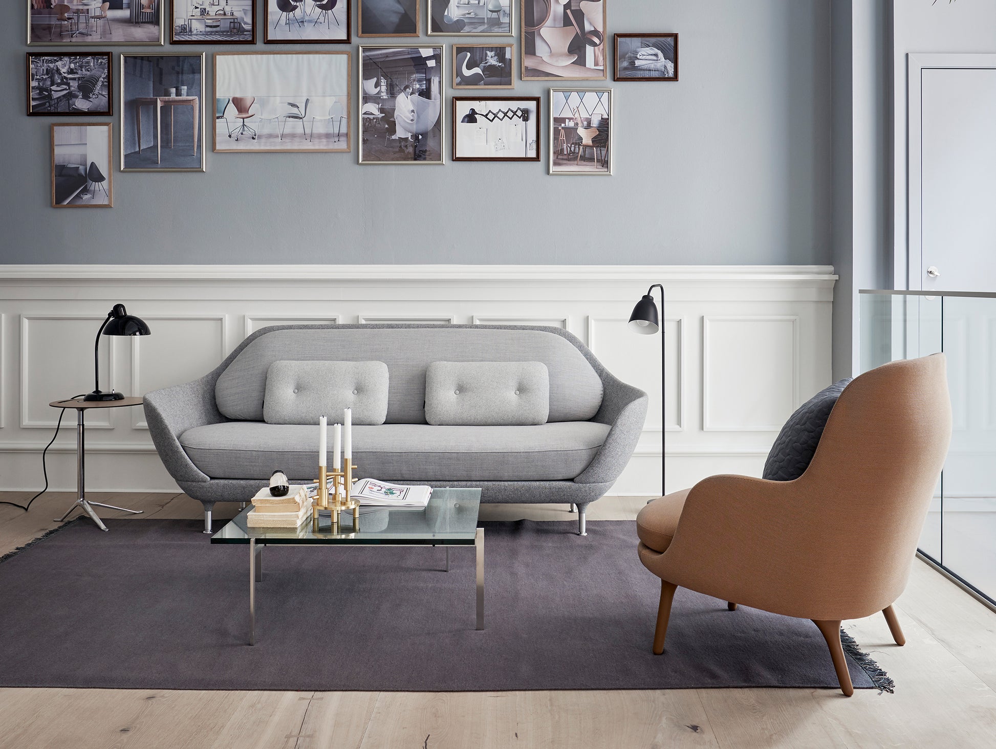 PK61 Coffee Table by Fritz Hansen  - Glass