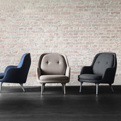 Fri Lounge Chair JH4 - Single Upholstery by Fritz Hansen