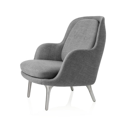 Fri Lounge Chair JH4 - Single Upholstery by Fritz Hansen / Sunniva 242