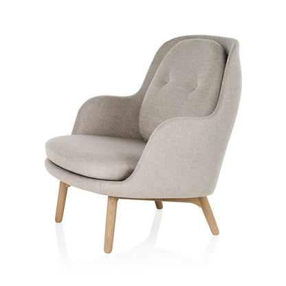 Fri Lounge Chair JH4 - Single Upholstery by Fritz Hansen / Sunniva 717
