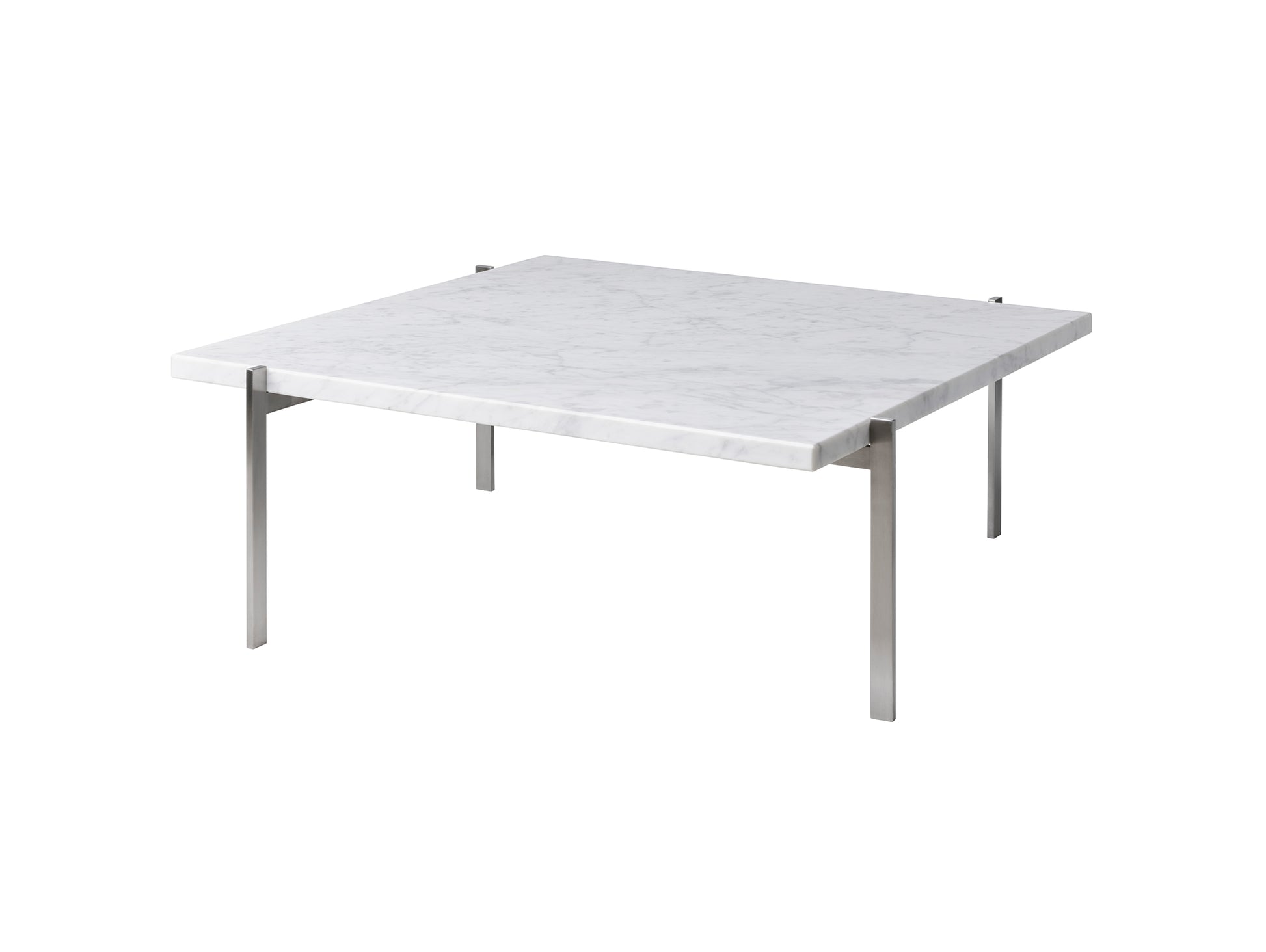PK61 Coffee Table by Fritz Hansen - White Marble Honed