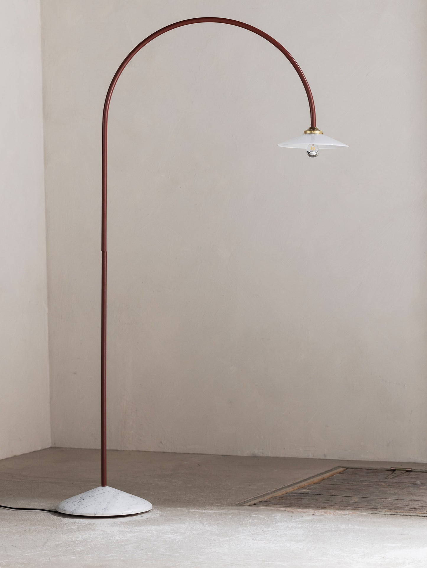 Standing Lamp Marble No.2 by Valerie Objects - Menie Red