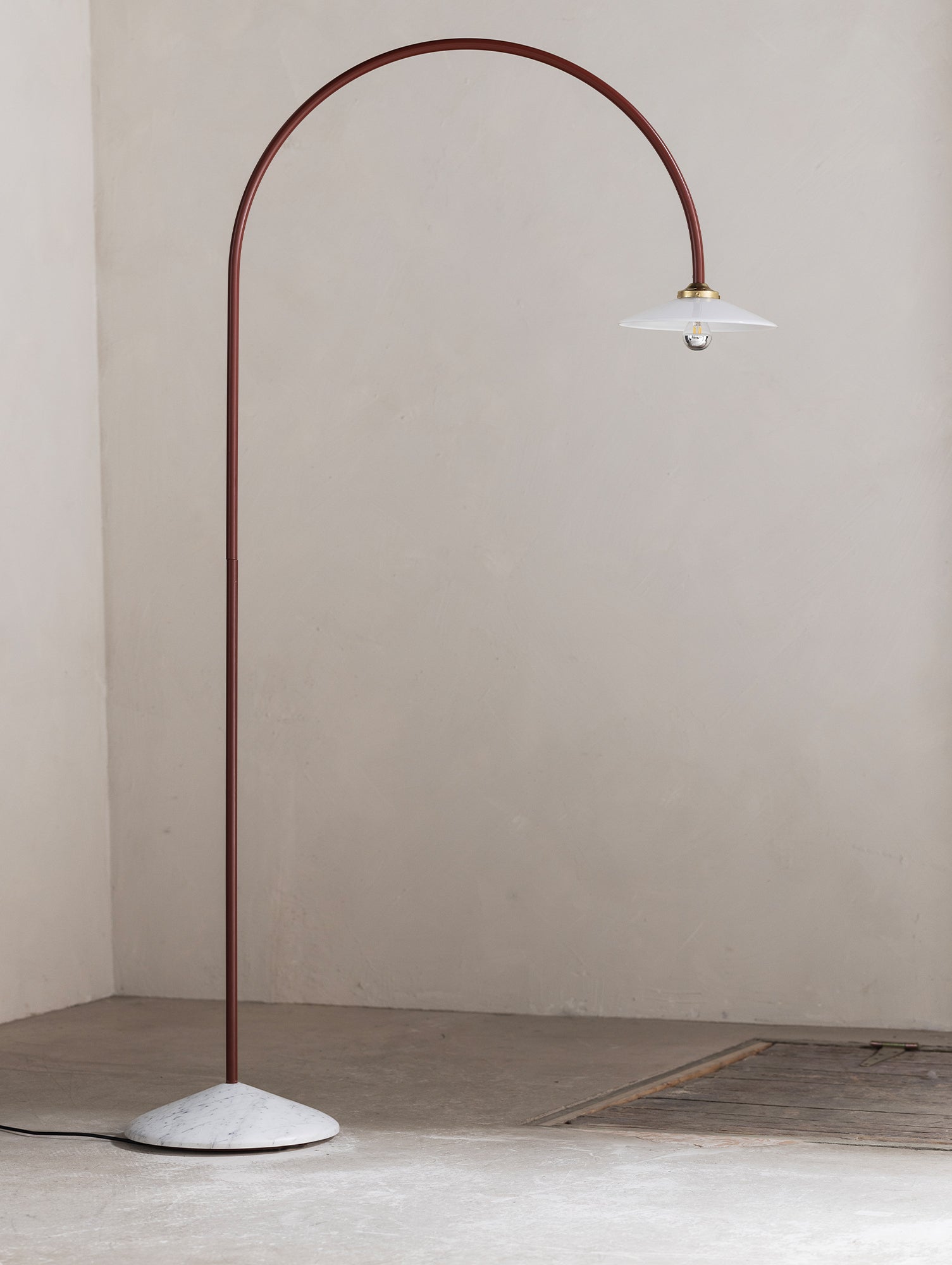 Standing Lamp Marble No.2 by Valerie Objects - Menie Red